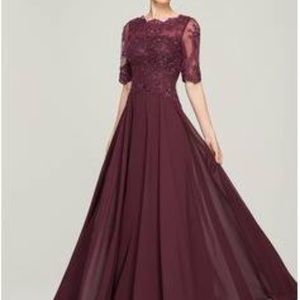 Formal Dress for Wedding - Mulberry